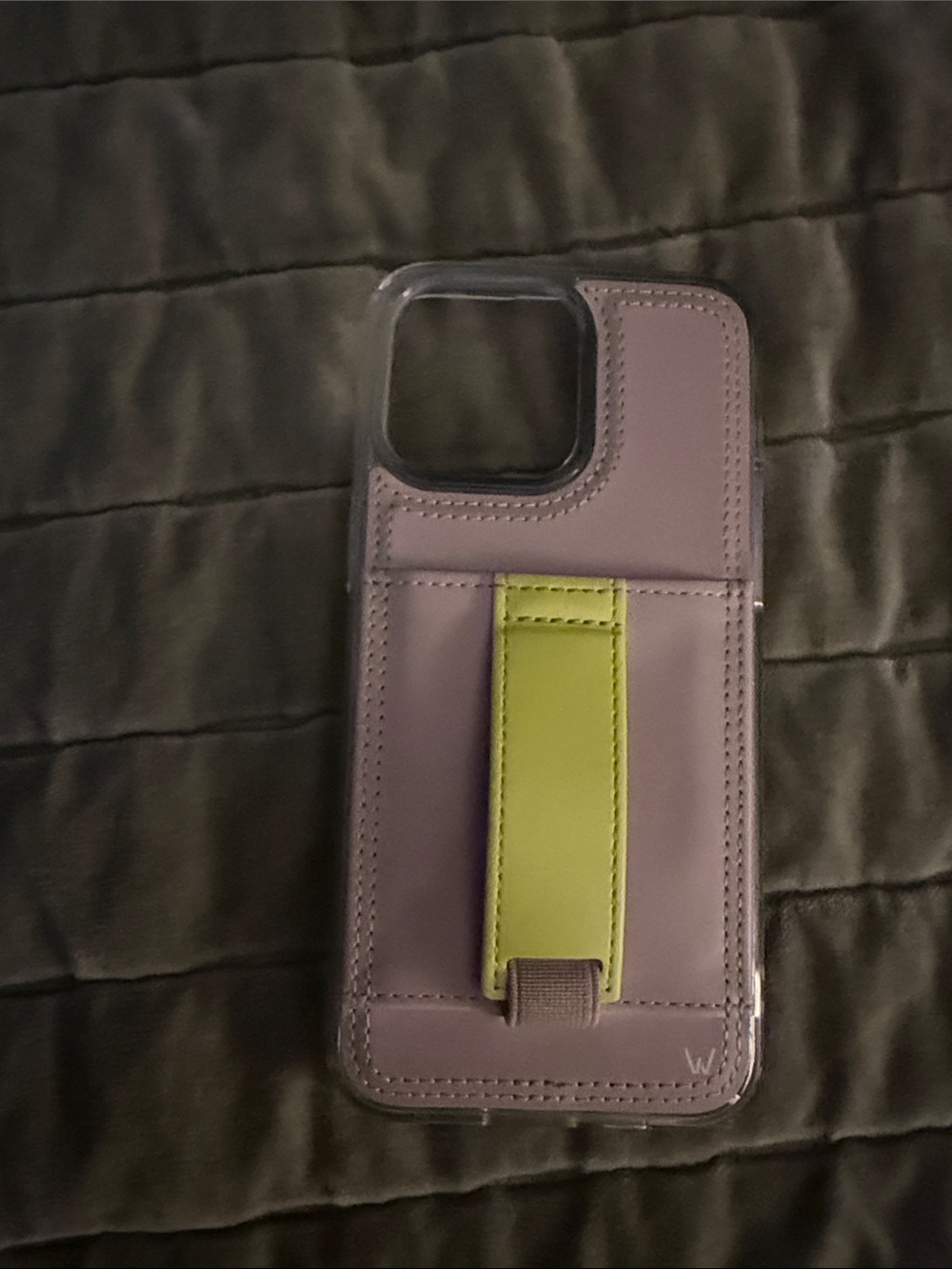 Wallet Phone Case - Walli Case Nude/Yellow Protective Cover- 15 Pro Max